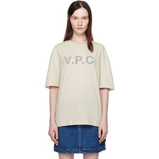 T-shirt A.P.C. Oversize Grand APC T-Shirt UNISEX Beige S - Beige - S