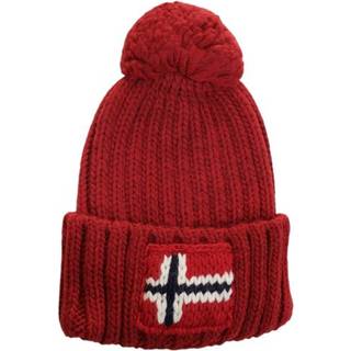 NAPAPIJRI Herren Pudelmütze rot Mikrofaser