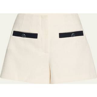 Veronica Beard Gershwin cotton-blend shorts - white - XS