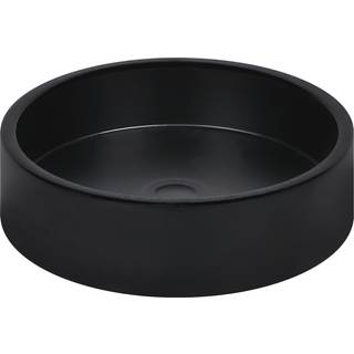 Uyuni pillar bloklysestage mat sort Ø9xH3 cm