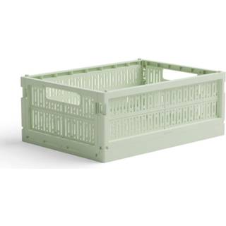 Foldekasse midi (16 farver) - Grøn - 24cm x 34cm x 13cm - Sigrid
