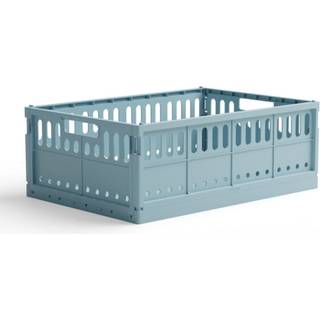 Foldekasse maxi (15 farver) - Blå - 34cm x 48cm x 17cm - Sigrid