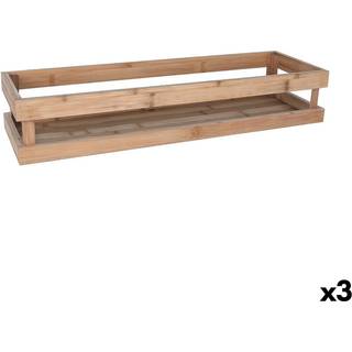 Opbevaringsboks Inde Bambus 53 x 16,2 x 10 cm (3 enheder)