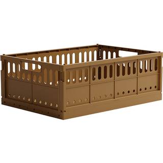 Foldekasse maxi (15 farver) - Brun - 34cm x 48cm x 17cm - Sigrid
