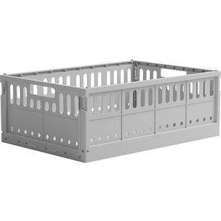 Foldekasse maxi (15 farver) - Grå - 34cm x 48cm x 17cm - Sigrid