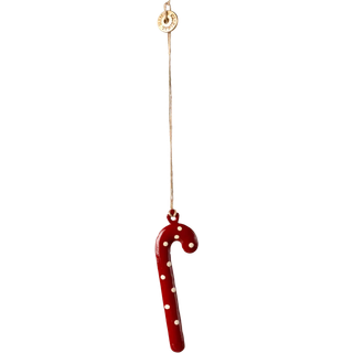 Maileg Ornament i metal, Sukkerstok - Prikker