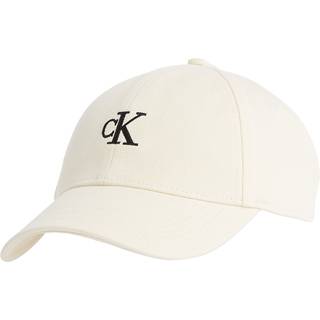 Calvin Klein Calvin Klein White Twill Logo Cap