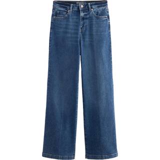 Next Dark Blue Wide Leg Jeans