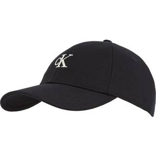 Calvin Klein Calvin Klein Black Embroidered Monogram 100% Cotton Cap