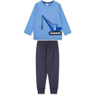 Sanetta Kid's Pyjama Long 233523 Pyjamas Børn størrelse 104 farve blå