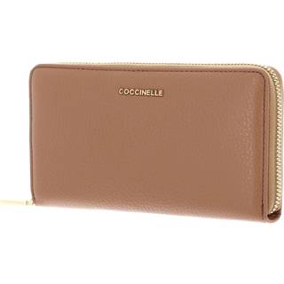Coccinelle Metallic Soft Pung lysebrunt