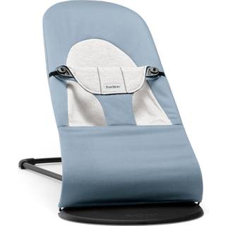 BabyBjörn Balance Soft Skråstol Woven Jersey, Blå/Grå