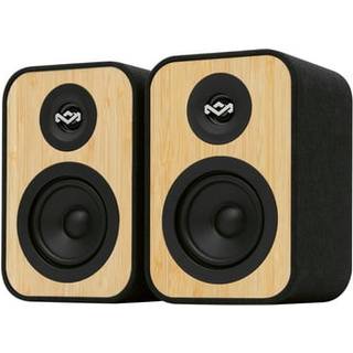 House of Marley Uplift Bookshelf Trådløs hi-fi-højttaler Signature Black 2 Stk.