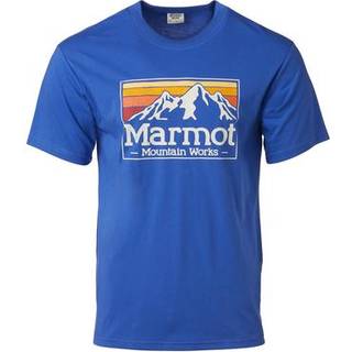 Marmot Men's MMW Gradient Tee Ss Trail Blue, S