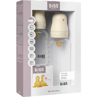 BIBS Grow and Flow Sutteflaske Sæt Latex 150/270 ml, Ivory