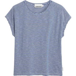 ARMEDANGELS Women's Ofeliaa Lovely Stripes T-shirt Damer størrelse XS farve grå