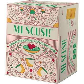 MI Scusi Party Game-Sjove italienske familiekortspil i alderen 17 4-10 spillere 30-60 min. Legetid lavet af Fitz Games