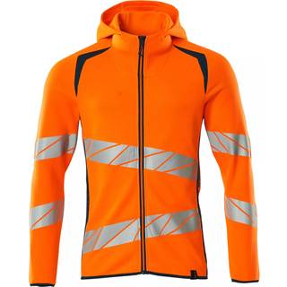 MASCOT ACCELERATE SAFE hættetrøje med lynlås, hi-vis orange/mørk antracit - M