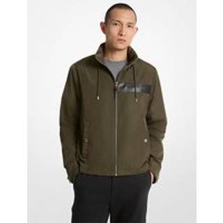 MK Woven Windbreaker Jacket - Green - Michael Kors - XL