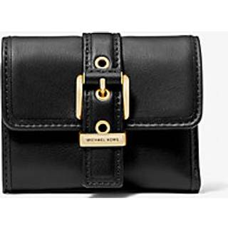 MK Colby Small Leather Tri-Fold Wallet - Black - Michael Kors - ONE SIZE