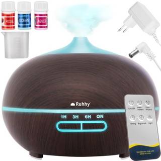 Aroma Diffuser - Stilren og smuk – 300 ml. (fås med aroma oliekit) - Mørkebrun