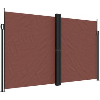 sammenrullelig sidemarkise 200x600 cm brun