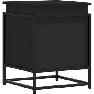 Opbevaringsboks Med Låg 100X40X51,5 Cm Konstrueret Træ - Sort / 40 x 40 x 51.5 cm