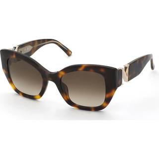 Nina Ricci SNR377V 0752 51 Solbriller Kvinder Tortoiseshell - Polished Dark Tortoise - 51mm