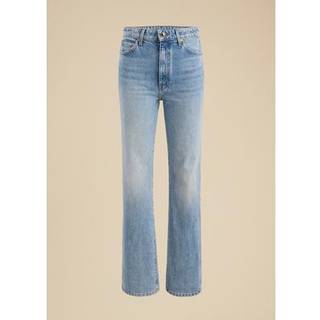Khaite Danielle high-rise straight jeans - blue - 32