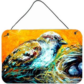 """" Caroline's Treasures Se på Birdie Aluminium Metal Wall eller Door Hanging Prints 8 X 12 """" """" """"