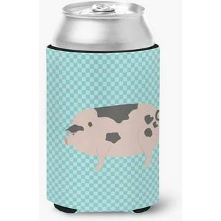 """" Caroline's Treasures Gloucester Old Spot Pig Blue Check Dekorativ kan hugger flerfarvet """"