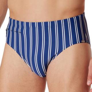 Schiesser Herren Badeslip blau Gestreift