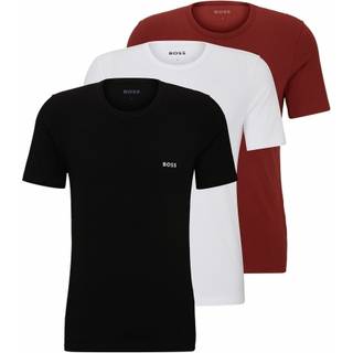 BOSS 3pak multifarvet bomuld t-shirts til herre