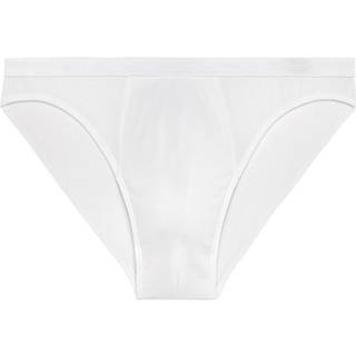HOM Herren Slip weiß Baumwolle & Mix unifarben - weiß