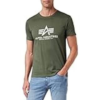 ALPHA INDUSTRIES Herren T-Shirt grün