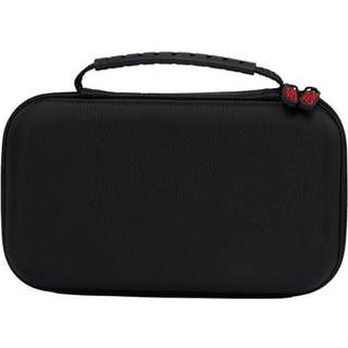 Rød af Kiss Men Grooming Portable Organizer Bagtravel Pouch (sort) Organiser Shaver Trimmer Clipper Hair Comb praktisk mesh indre lomme Hård lynl