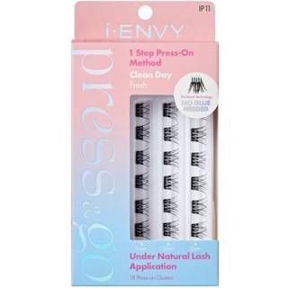 i-envy presse & gå selvklæbende øjenvipper ingen lim har brug for falske øjenvippeklynger let anvendelse 1 trin presse-on vipper ingen skade elle