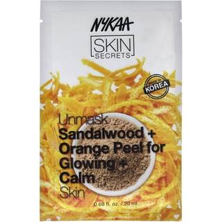 Skin Secrets Sheet Mask - Sandeltr? og appelsinskal af Nykaa Naturals til kvinder - 1 stk.