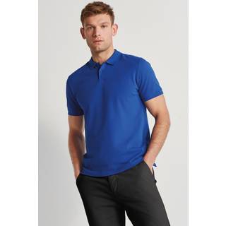 Next Blue Cobalt Regular Fit Short Sleeve Pique Polo Shirt