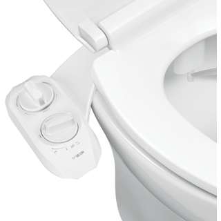 Luxe Bidet Neo 185 Plus-Kun patenteret Bidet-tilknytning til toiletstolinnovative h?ngsler til reng?ring af dias-in let installation Advanced 360