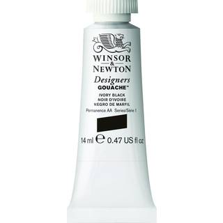 Winsor & Newton Designers Gouache 14 ml – Ivory black 331