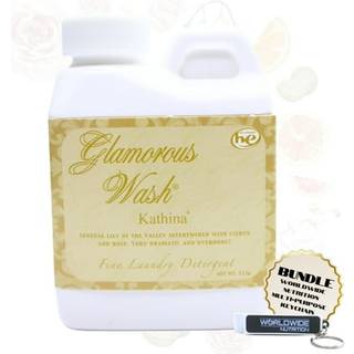 Worldwide Nutrition Bundle: Tyler Candle Company Glamourous Wash Kathina Duftvaskeri Liquid Detergent - Hånd- og maskinvaskbar - 4 oz (112 gram)