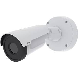 Axis Communications Wärmebildkamera 02945-001 mit hoher Megapixel Auflösung, Thermalkamera mit Branderkennung - weiß