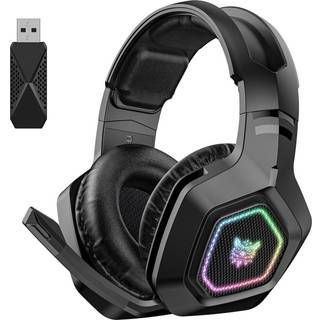 Onikuma B100 RGB Bluetooth Wireless Gaming Headset Sort PC-headset