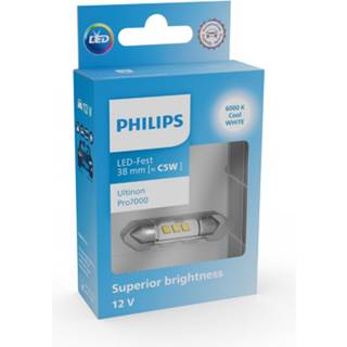 Philips Ultinon Pro7000 SI LED Pære 38mm C10W (Festoon) 6000K (1 stk)
