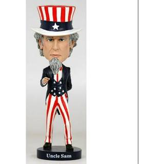 Royal Bobbles onkel Sam Bobblehead Premium Polyresin LIFTHOLE Figur unik serienummer uds?gt detalje