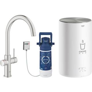 GROHE RED DUO 2.0 MED C-TUD, SUPERSTEEL INKL FILTERSÆT 4L