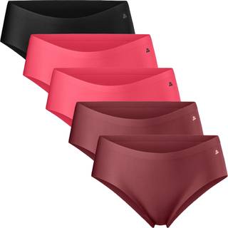 INVISIBLE HIPSTER PANTIES - Black | Pink | Ruby / XL / 5-Pack