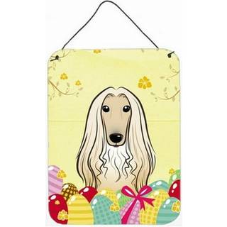 """" Caroline's Treasures Afghan Hound Easter Egg Hunt Wall eller Door Hanging Prints BB1926DS1216 16HX12W Multicolor """"