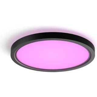 Philips Hue White & color ambiance Tento rundt loftpanel 29,1 cm, sort